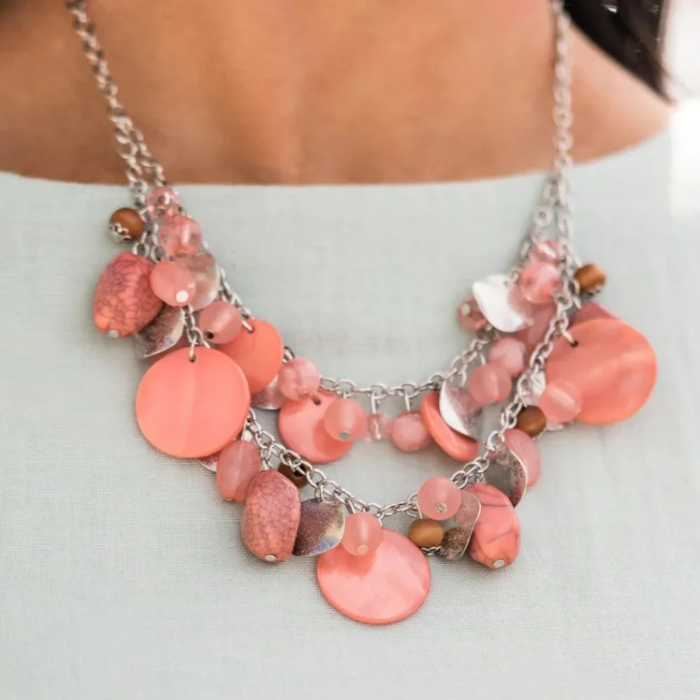 Paparazzi Spring Goddess Orange Necklace